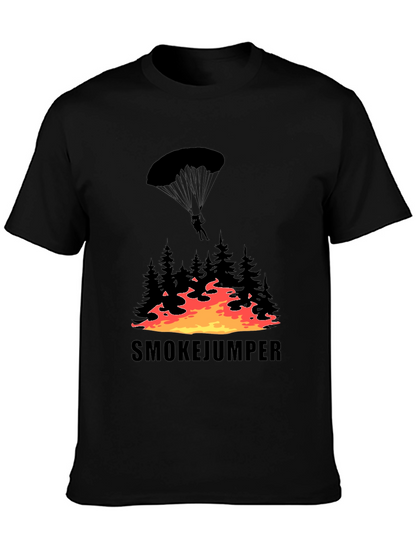 Smokejumper Graphic T-Shirt - Forest Firefighter