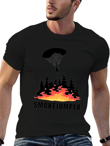 Smokejumper Graphic T-Shirt - Forest Firefighter