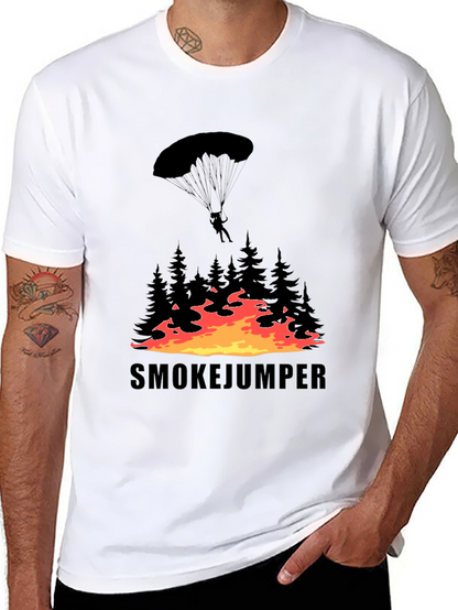 Smokejumper Graphic T-Shirt - Forest Firefighter