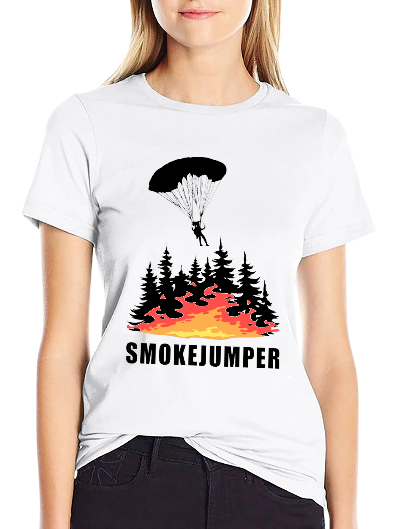 Smokejumper Graphic T-Shirt - Forest Firefighter