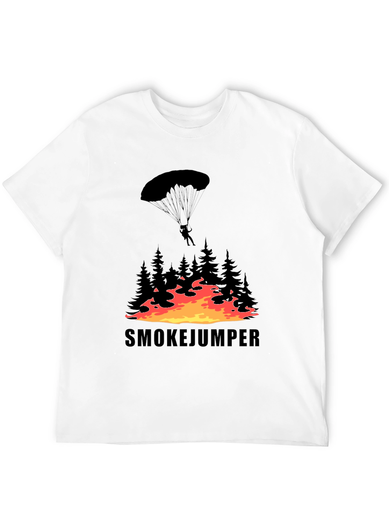 Smokejumper Graphic T-Shirt - Forest Firefighter