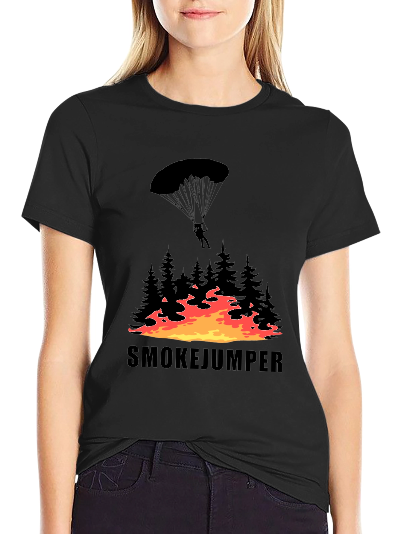 Smokejumper Graphic T-Shirt - Forest Firefighter