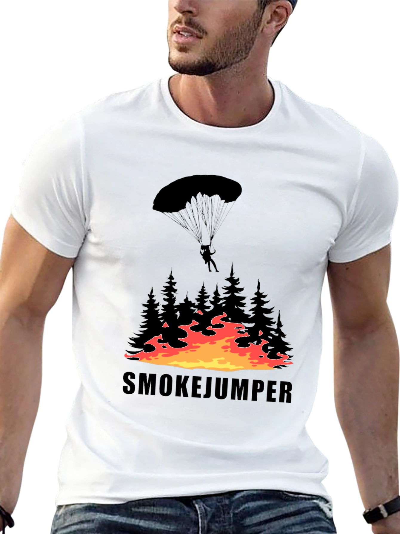 Smokejumper Graphic T-Shirt - Forest Firefighter