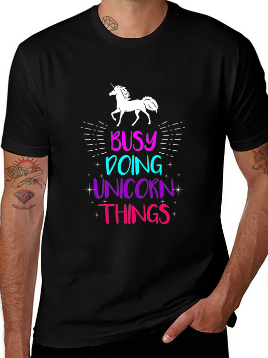 Unicorn T-Shirt - Busy Doing Unicorn Things