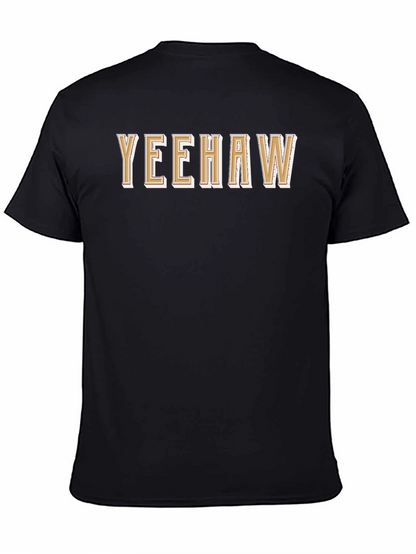 Yeehaw Graphic Tee - Western Style Black T-Shirt