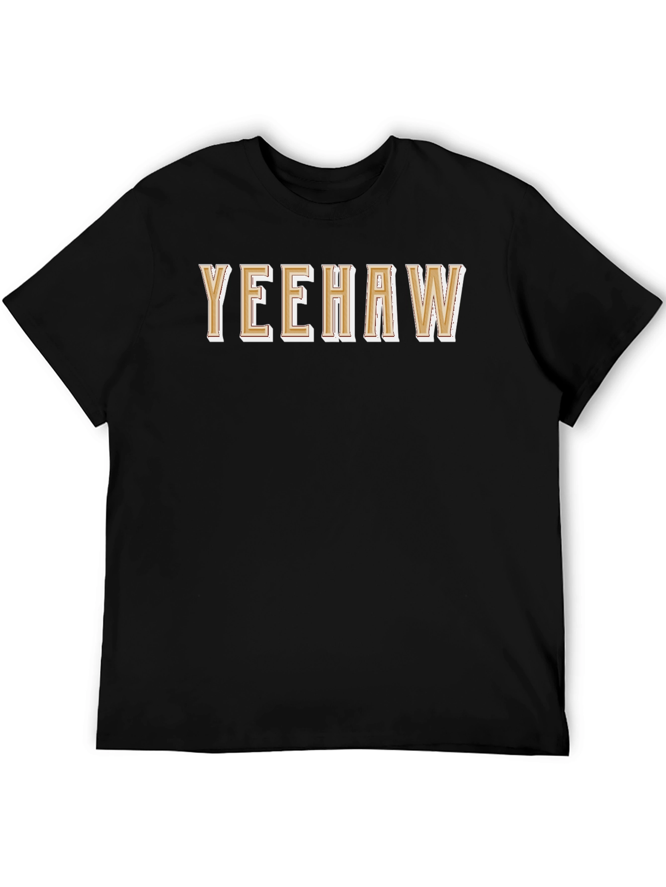 Yeehaw Graphic Tee - Western Style Black T-Shirt