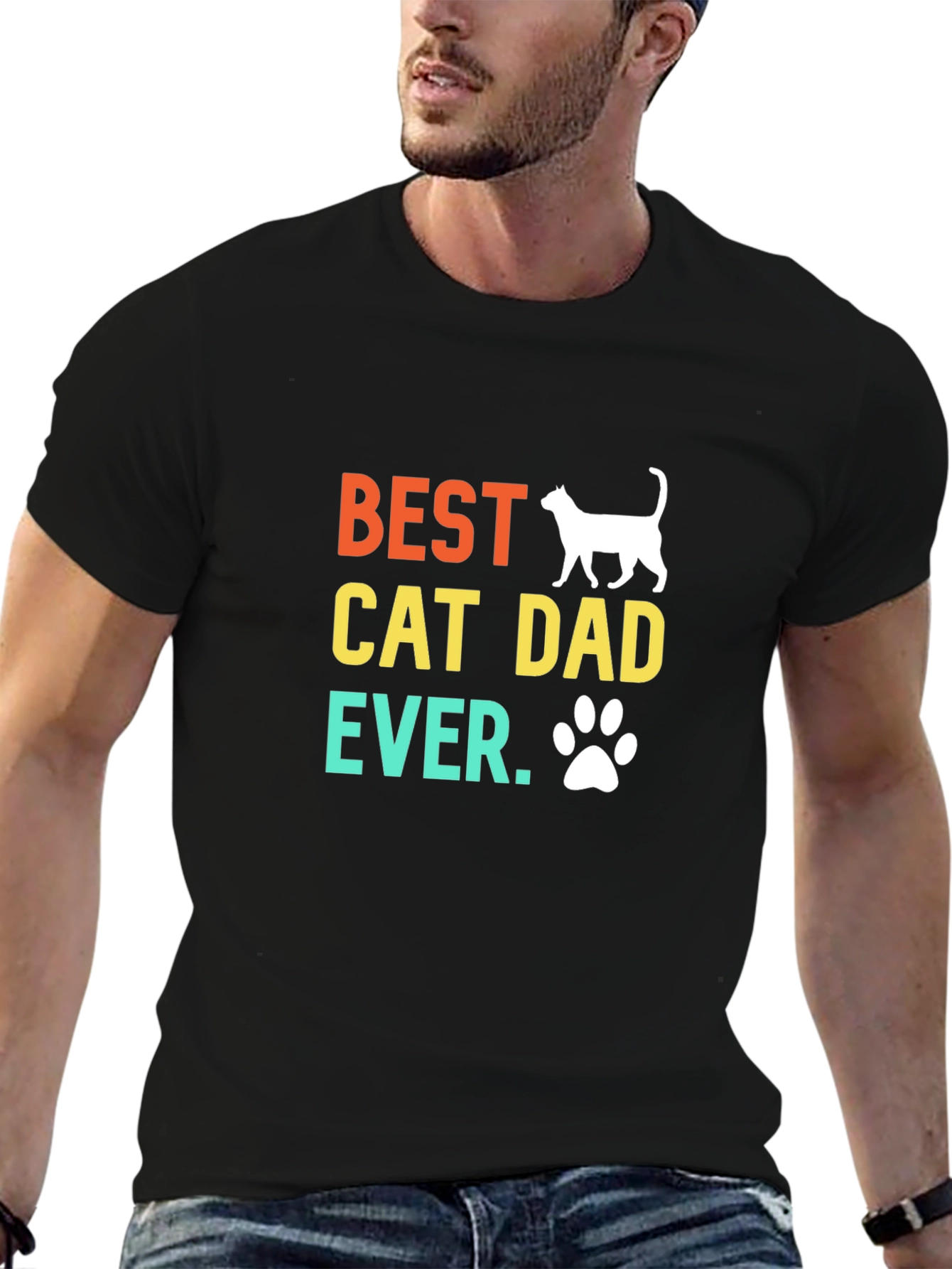 Best Cat Dad Ever T-Shirt