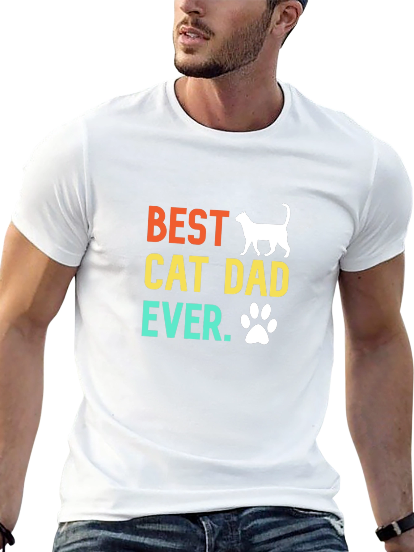 Best Cat Dad Ever T-Shirt