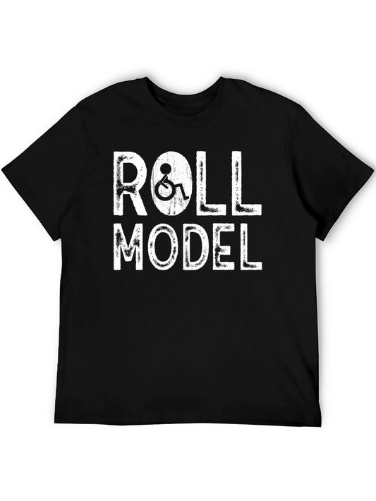 Roll Model Graphic Tee - Disability Awareness Shirt