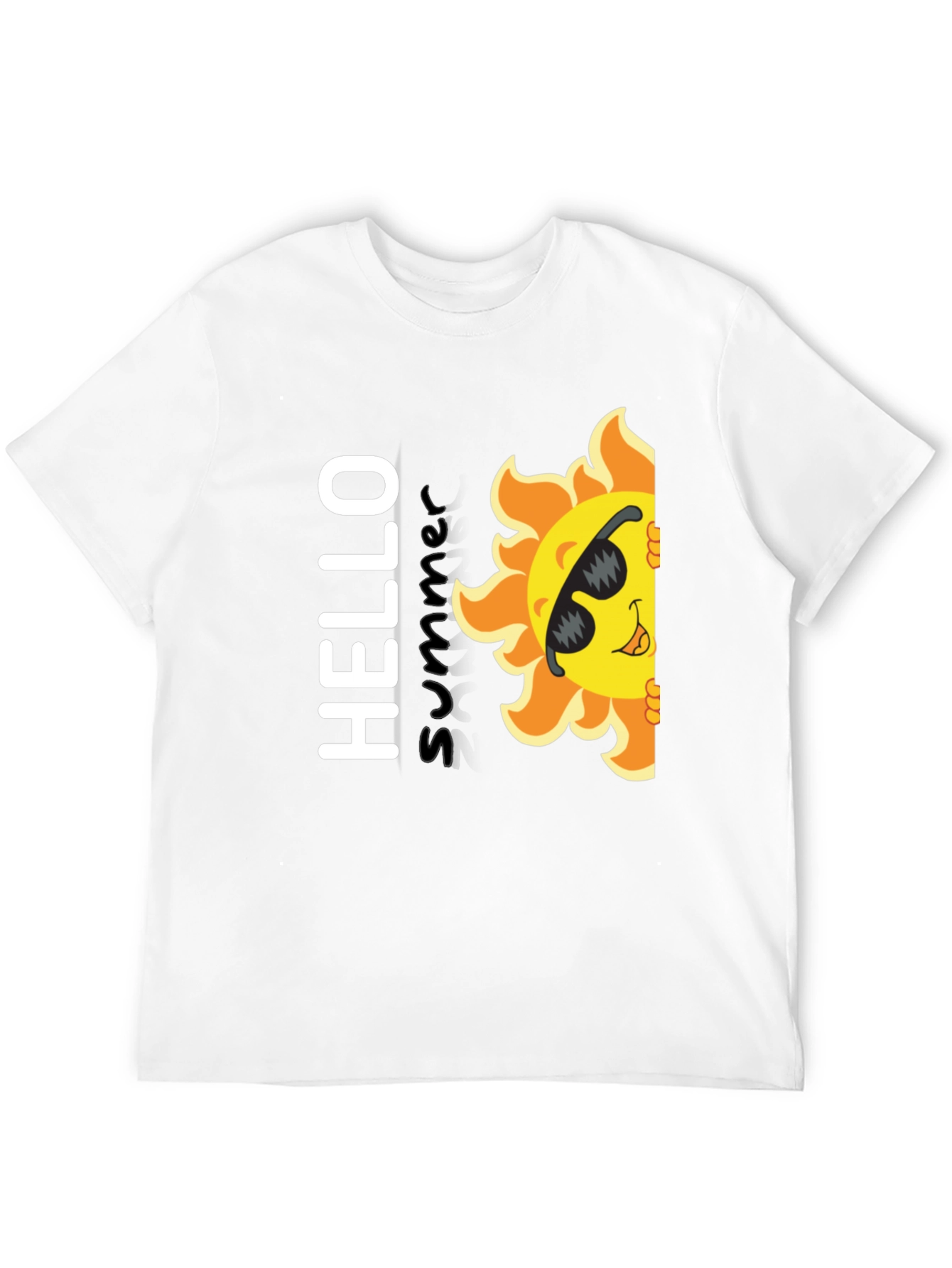 Hello Summer T-Shirt - Fun Sun Graphic Tee