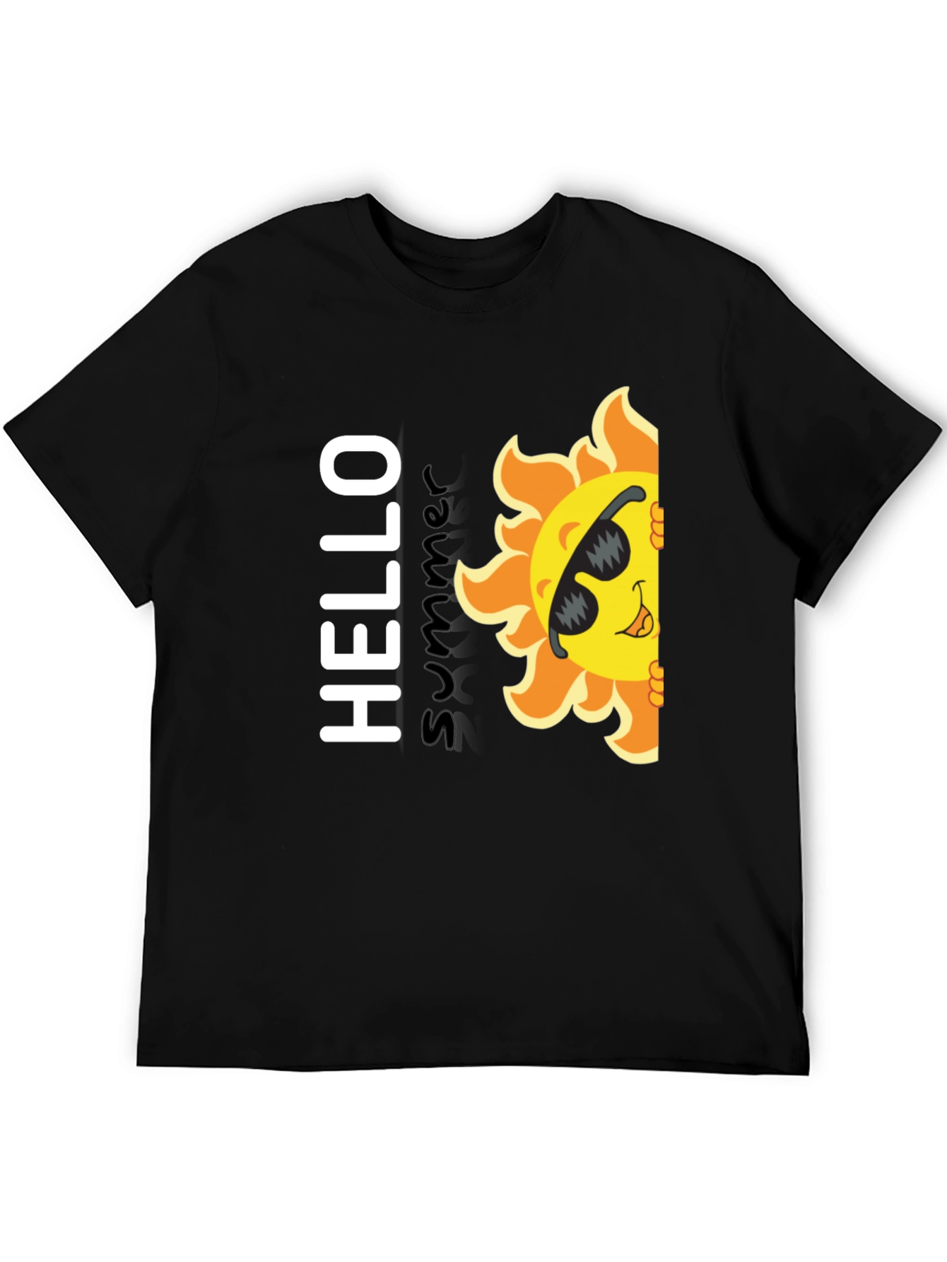 Hello Summer T-Shirt - Fun Sun Graphic Tee