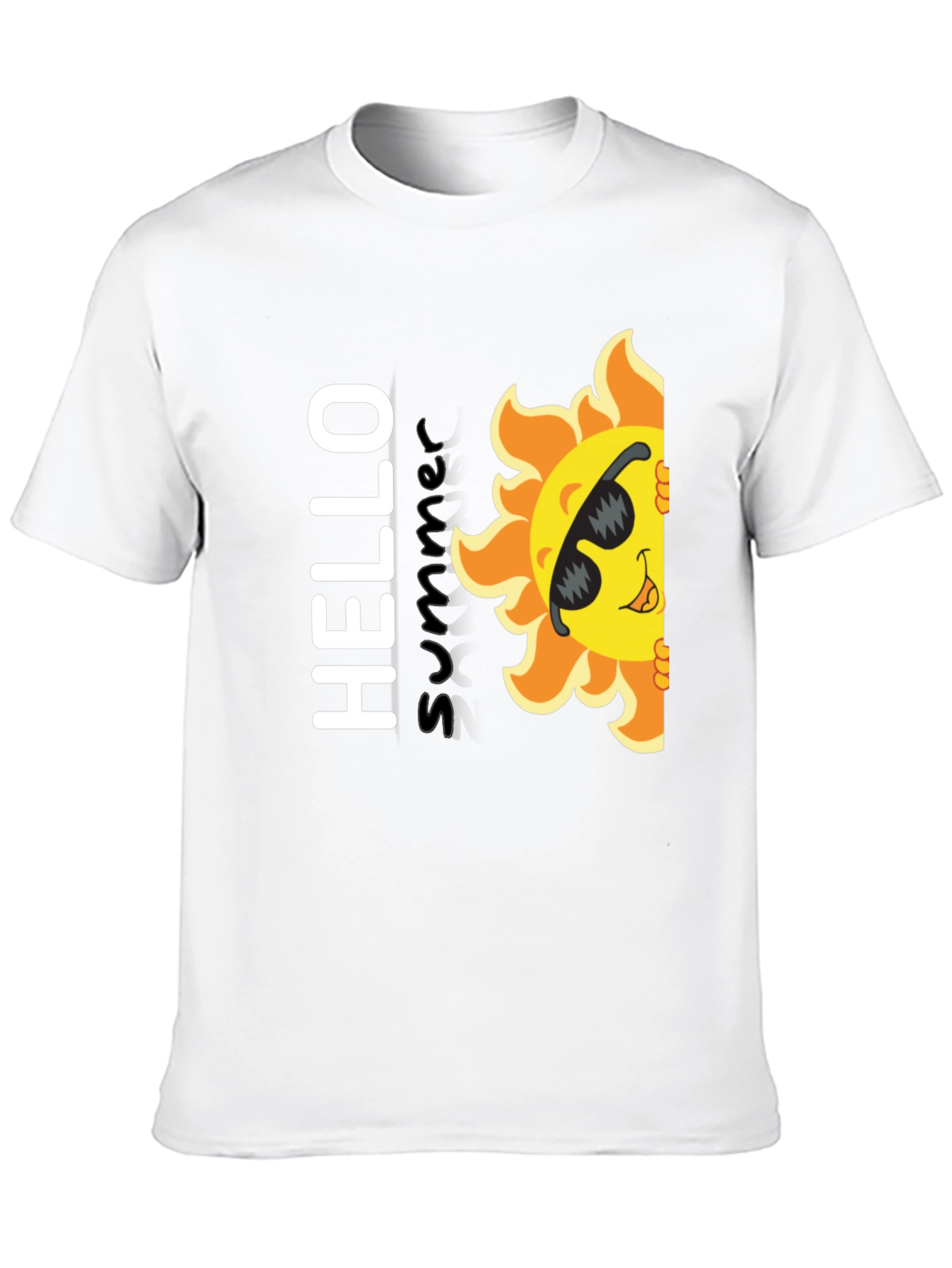 Hello Summer T-Shirt - Fun Sun Graphic Tee