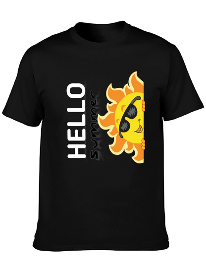 Hello Summer T-Shirt - Fun Sun Graphic Tee