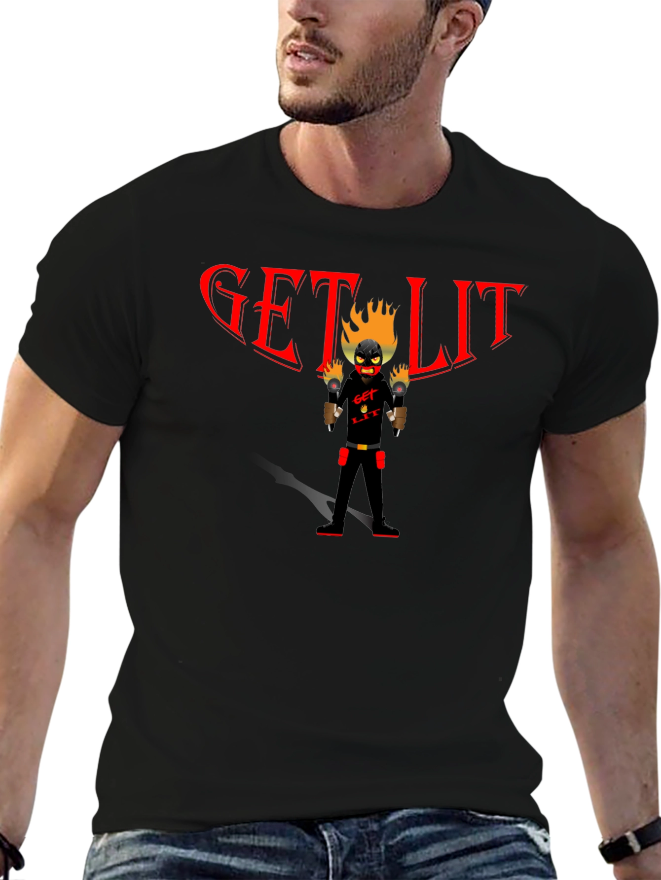 Get Lit Graphic T-Shirt