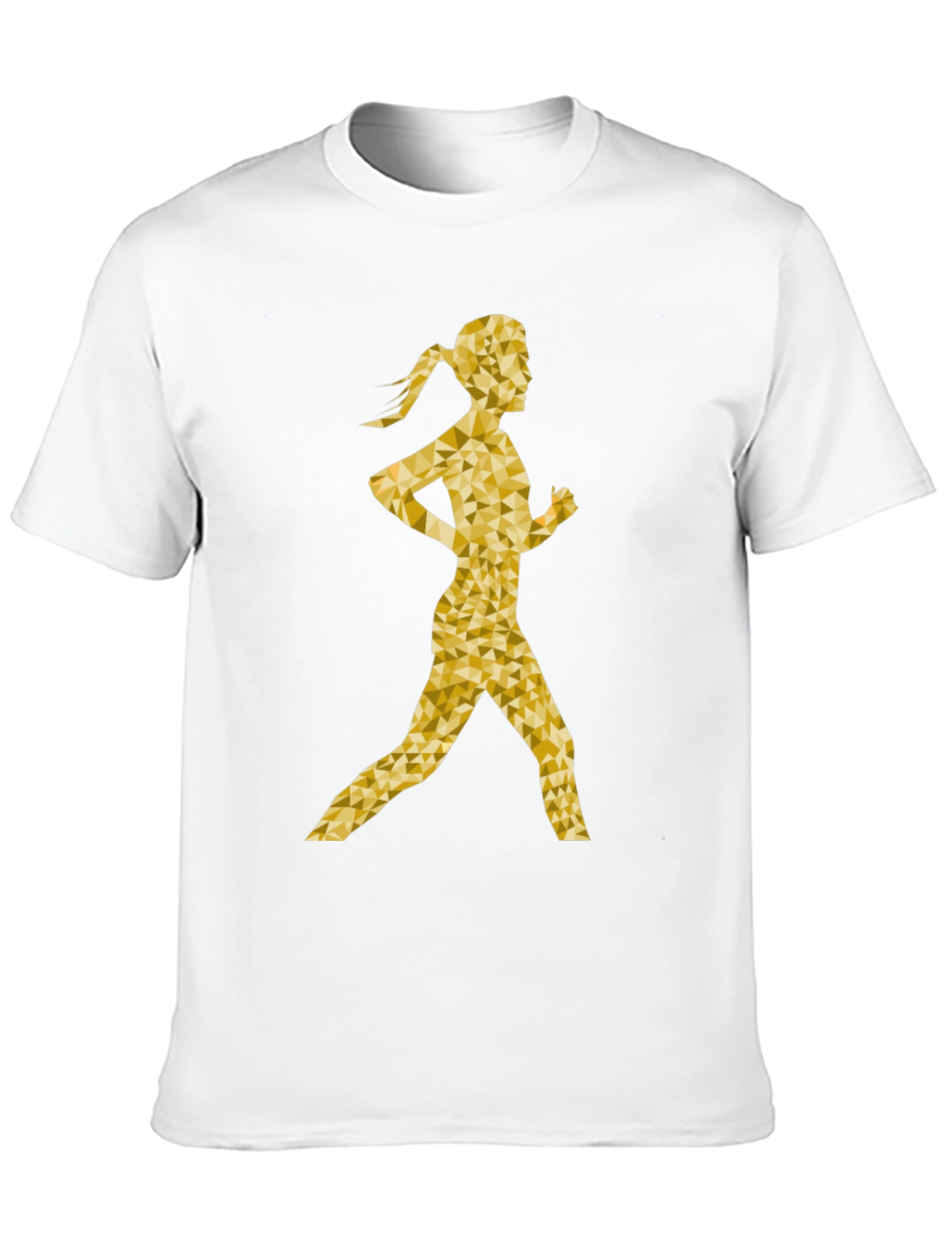 Golden Runner Graphic T-Shirt