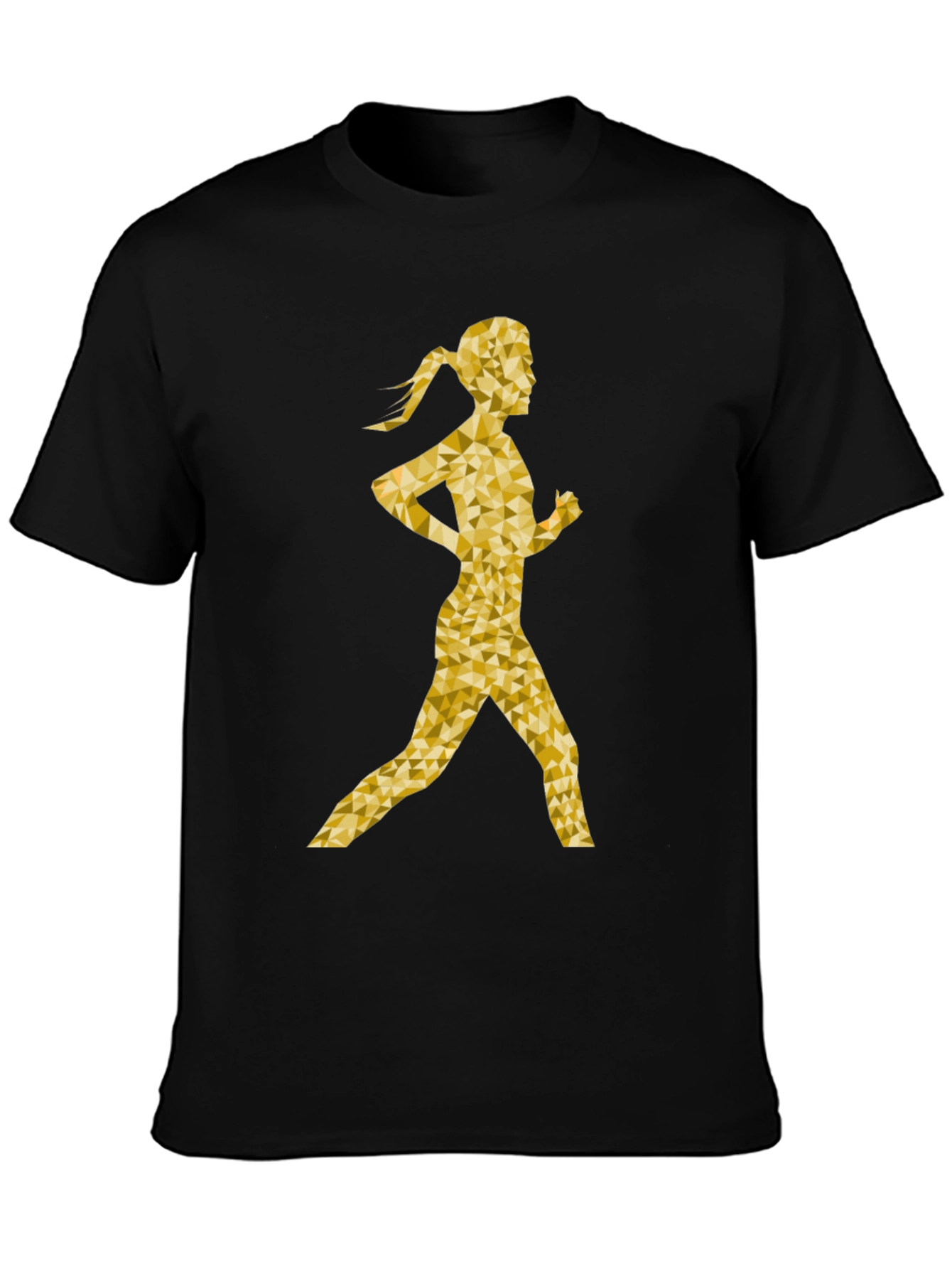 Golden Runner Graphic T-Shirt