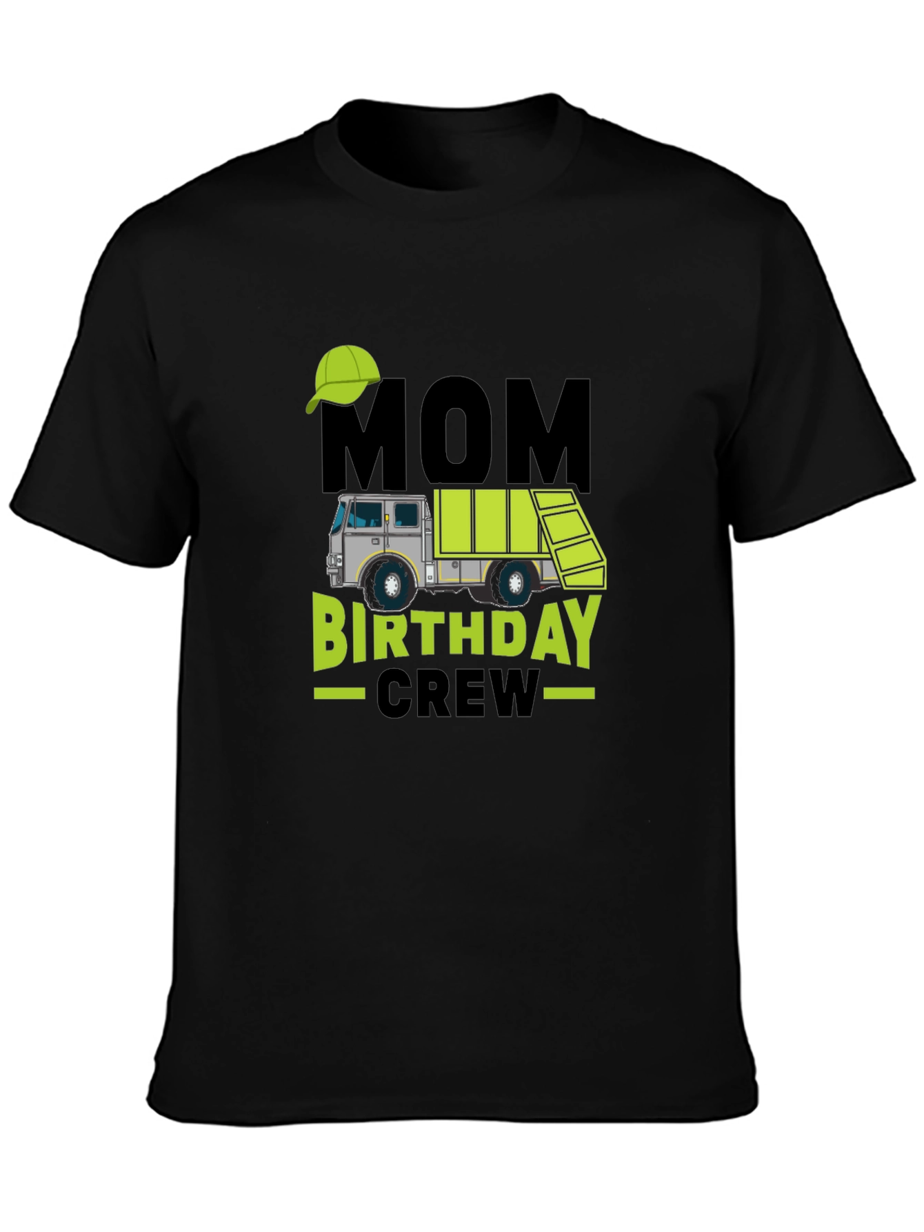 Mom Birthday Crew Garbage Truck T-Shirt