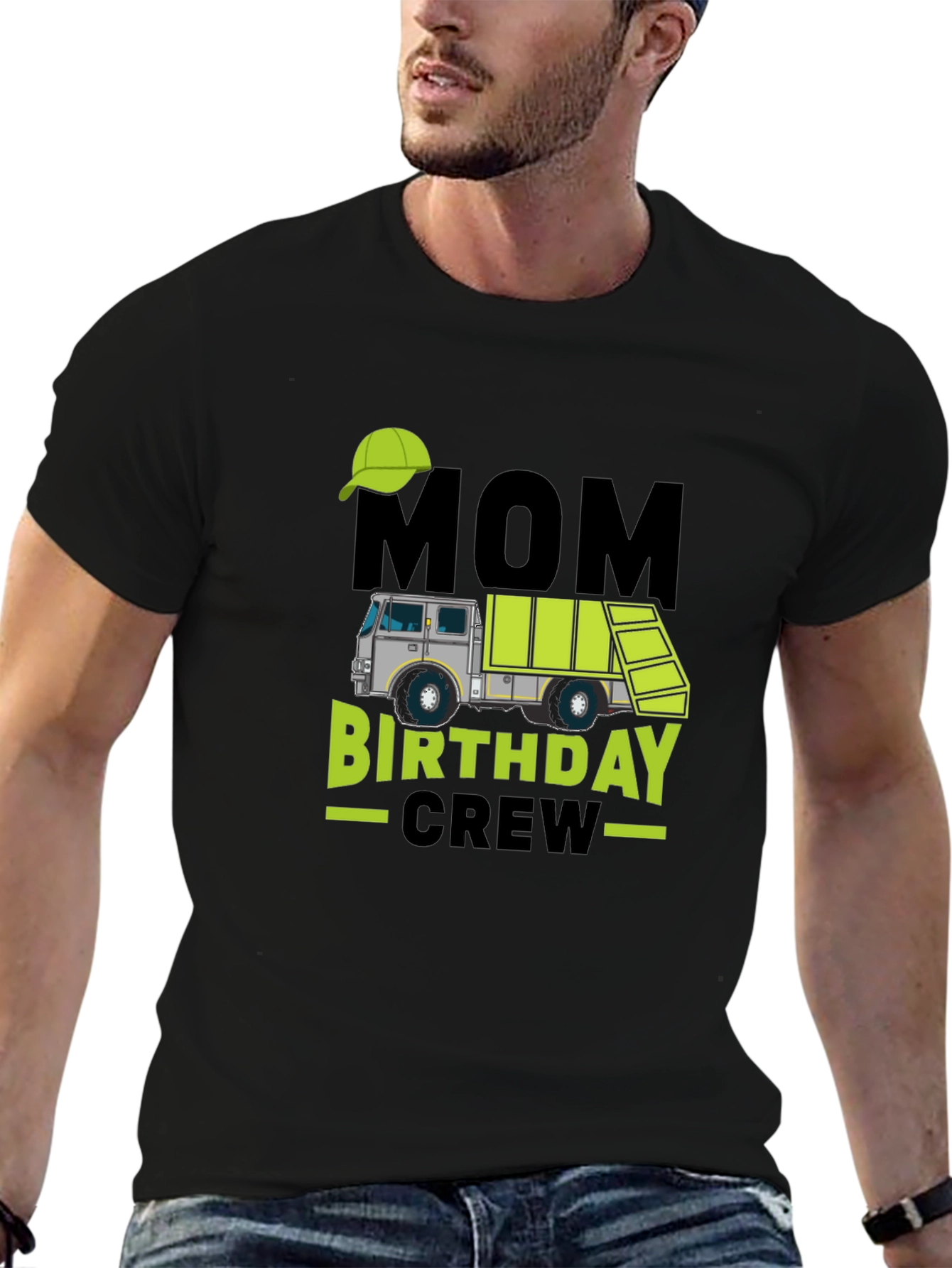 Mom Birthday Crew Garbage Truck T-Shirt