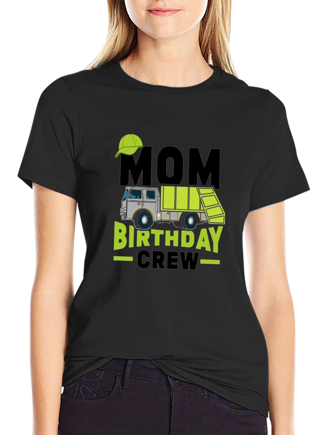 Mom Birthday Crew Garbage Truck T-Shirt