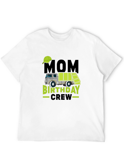 Mom Birthday Crew Garbage Truck T-Shirt