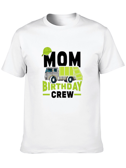 Mom Birthday Crew Garbage Truck T-Shirt