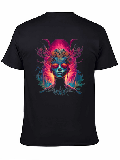 Abstract Psychedelic Art Print Tee