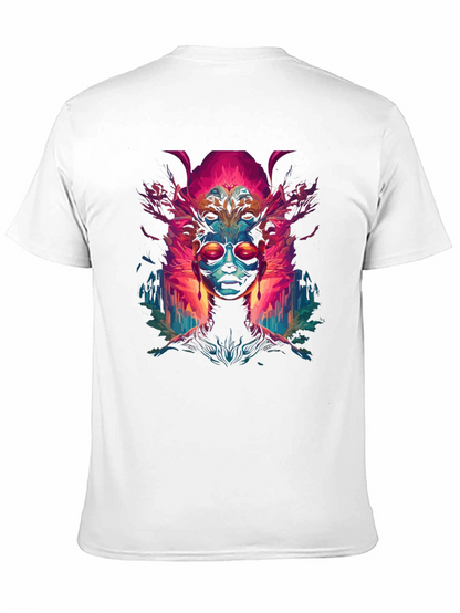 Abstract Psychedelic Art Print Tee