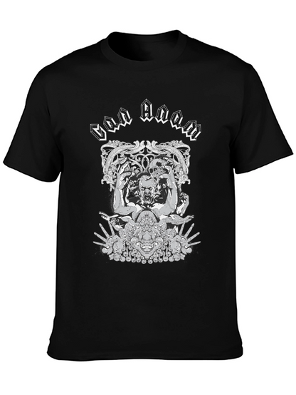 God Doom Graphic Print Black T-Shirt