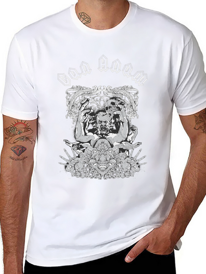 God Doom Graphic Print Black T-Shirt