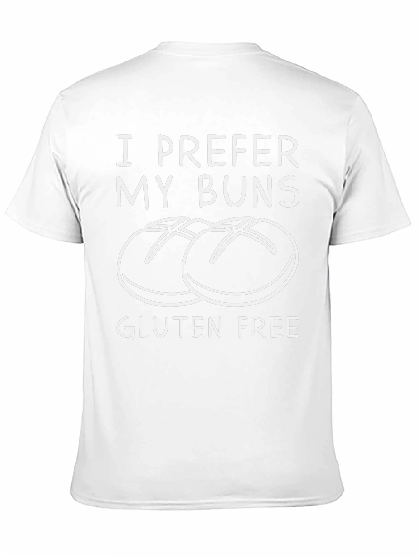 Gluten Free Buns T-Shirt - Unisex Black Tee