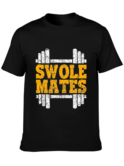 Swole Mates Graphic Tee - Gym Workout Shirt