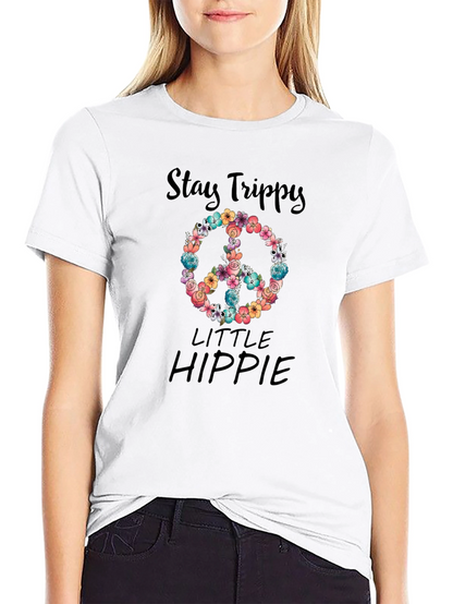 Stay Trippy Little Hippie Graphic Tee