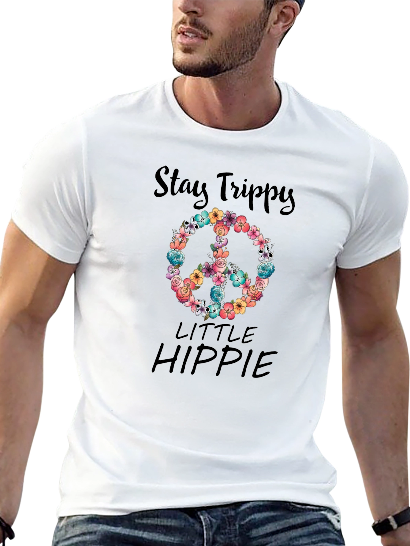 Stay Trippy Little Hippie Graphic Tee