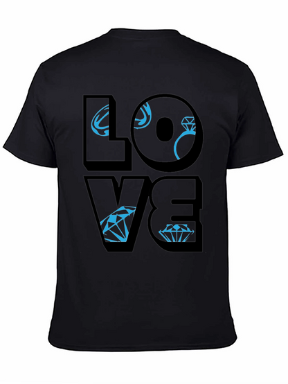 Love Diamond Graphic Tee - Stylish Unisex T-Shirt