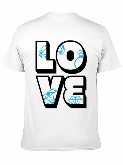 Love Diamond Graphic Tee - Stylish Unisex T-Shirt