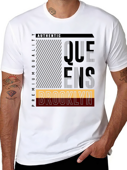 Queens & Brooklyn Graphic T-Shirt - Authentic NYC Style