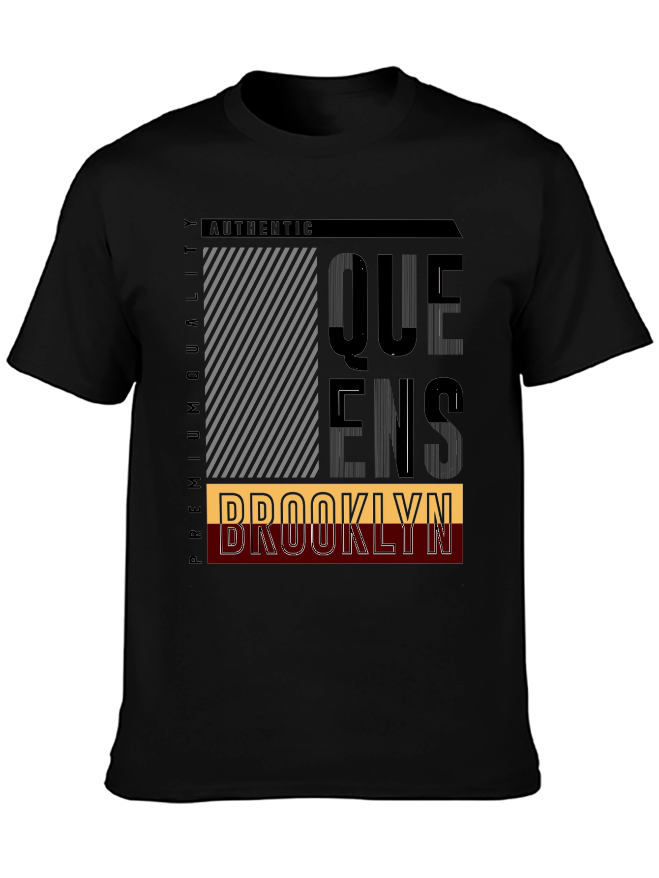 Queens & Brooklyn Graphic T-Shirt - Authentic NYC Style