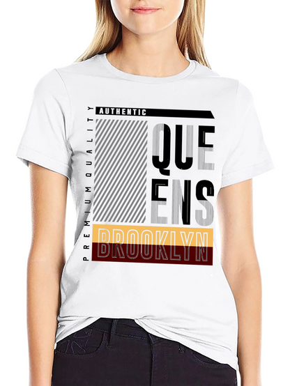 Queens & Brooklyn Graphic T-Shirt - Authentic NYC Style