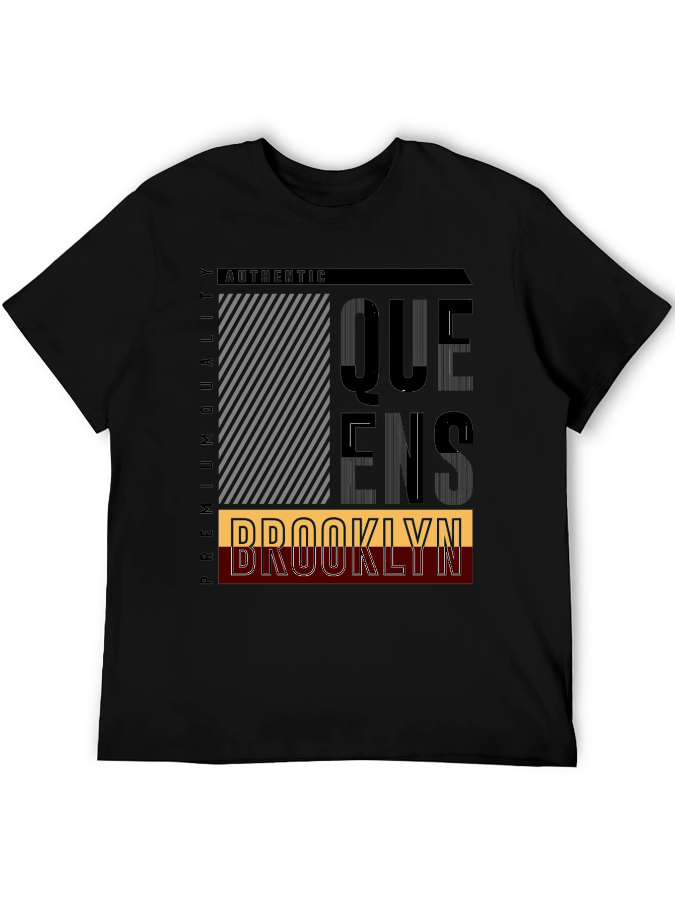 Queens & Brooklyn Graphic T-Shirt - Authentic NYC Style