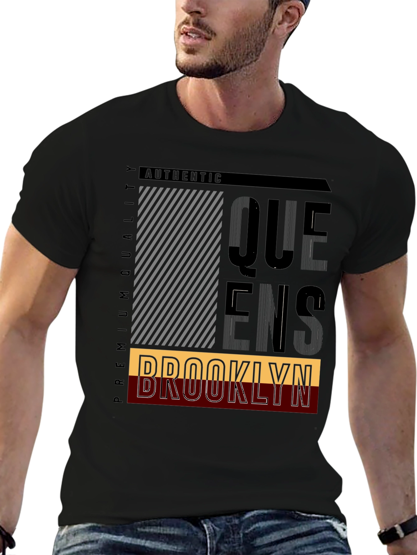 Queens & Brooklyn Graphic T-Shirt - Authentic NYC Style