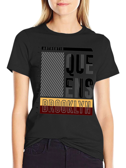 Queens & Brooklyn Graphic T-Shirt - Authentic NYC Style