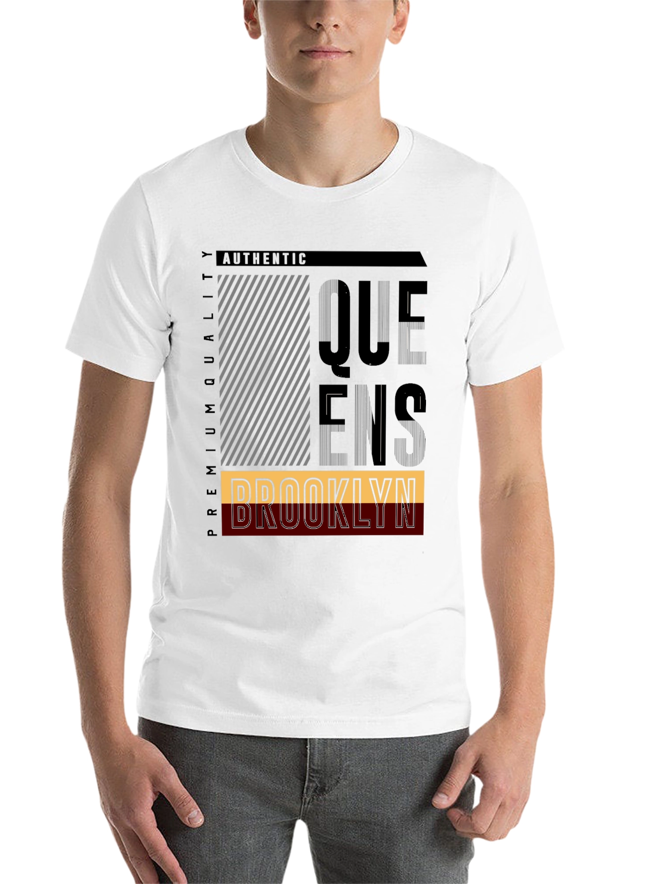 Queens & Brooklyn Graphic T-Shirt - Authentic NYC Style