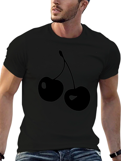 Black Cherry Graphic Tee | Casual Unisex Style
