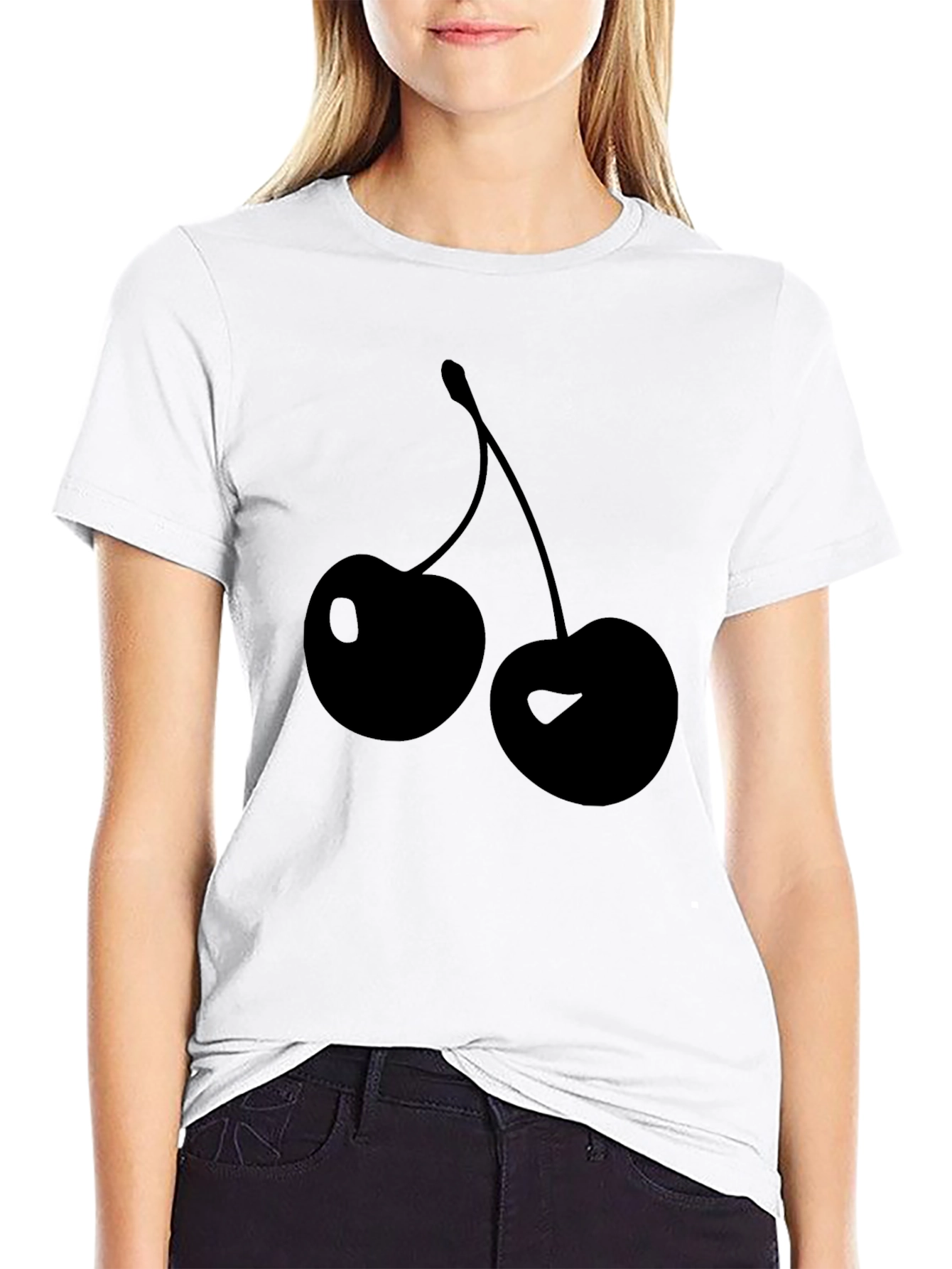Black Cherry Graphic Tee | Casual Unisex Style