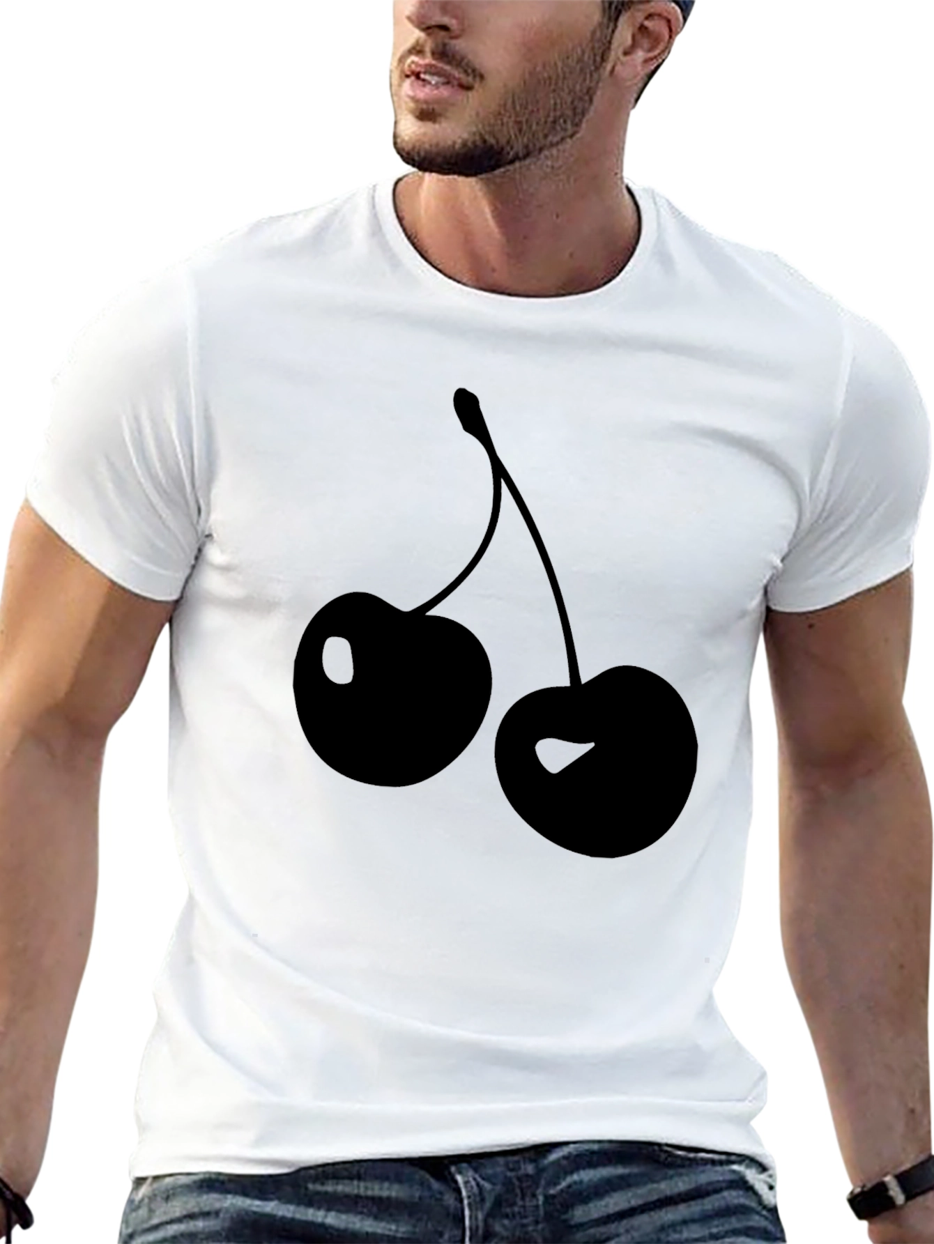 Black Cherry Graphic Tee | Casual Unisex Style