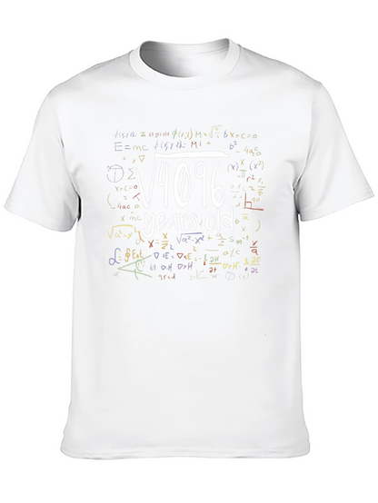 Math Formula Years Old Graphic T-Shirt