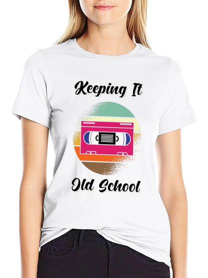 Retro Keeping It Old School Graphic Tee
