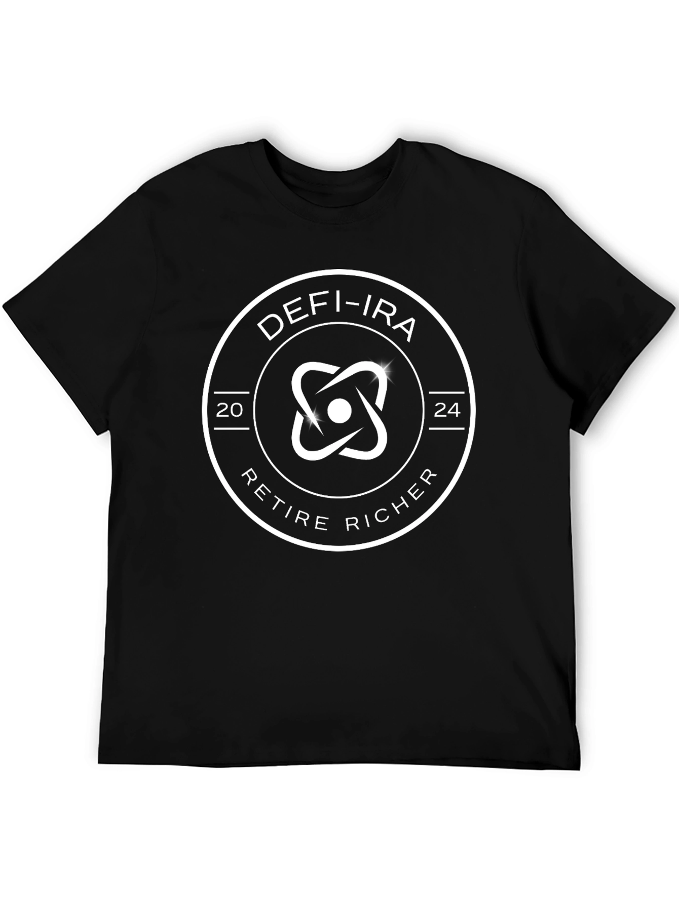 DeFi-IRA Retire Richer Black T-Shirt