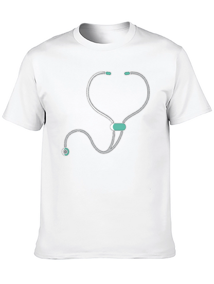 Stethoscope Graphic Tee - Medical Professional Gift