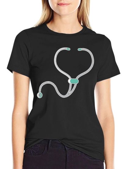 Stethoscope Graphic Tee - Medical Professional Gift